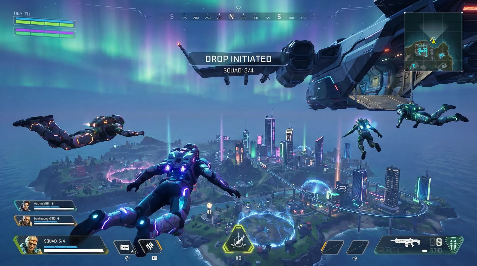 大逃杀游戏空降瞬间 - 竞博 精彩操作