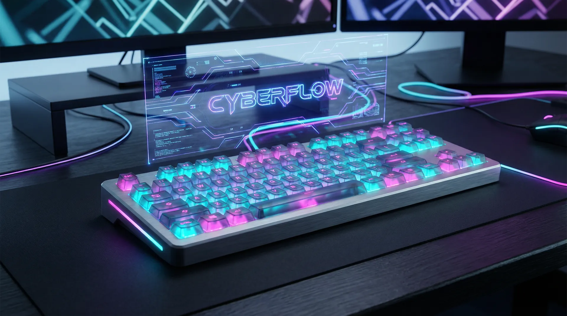 赛博朋克风格机械键盘 - 竞博 外设评测