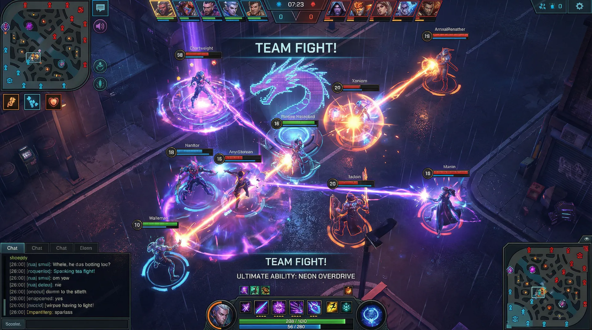 MOBA游戏团战名场面 - 竞博 高能时刻